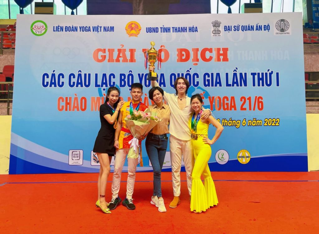 TPY Giành Giải Nhất Toàn Đoàn - Giải Vô Địch Các CLB Yoga Quốc Gia Lần I Năm 2022