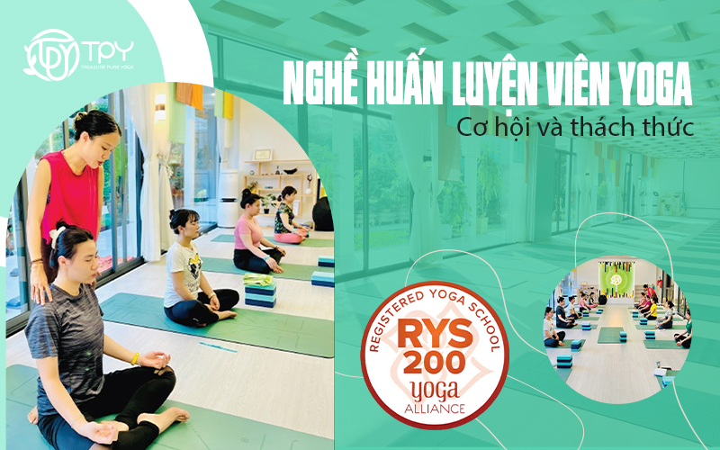 Nghề huấn luyện viên yoga – Cơ hội và thách thức