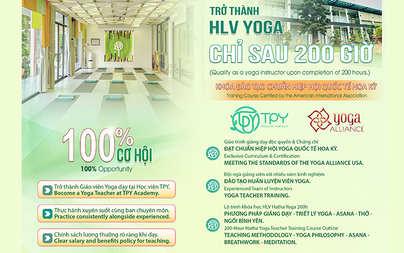 Đào tạo huấn luyện viên hatha yoga 200 giờ