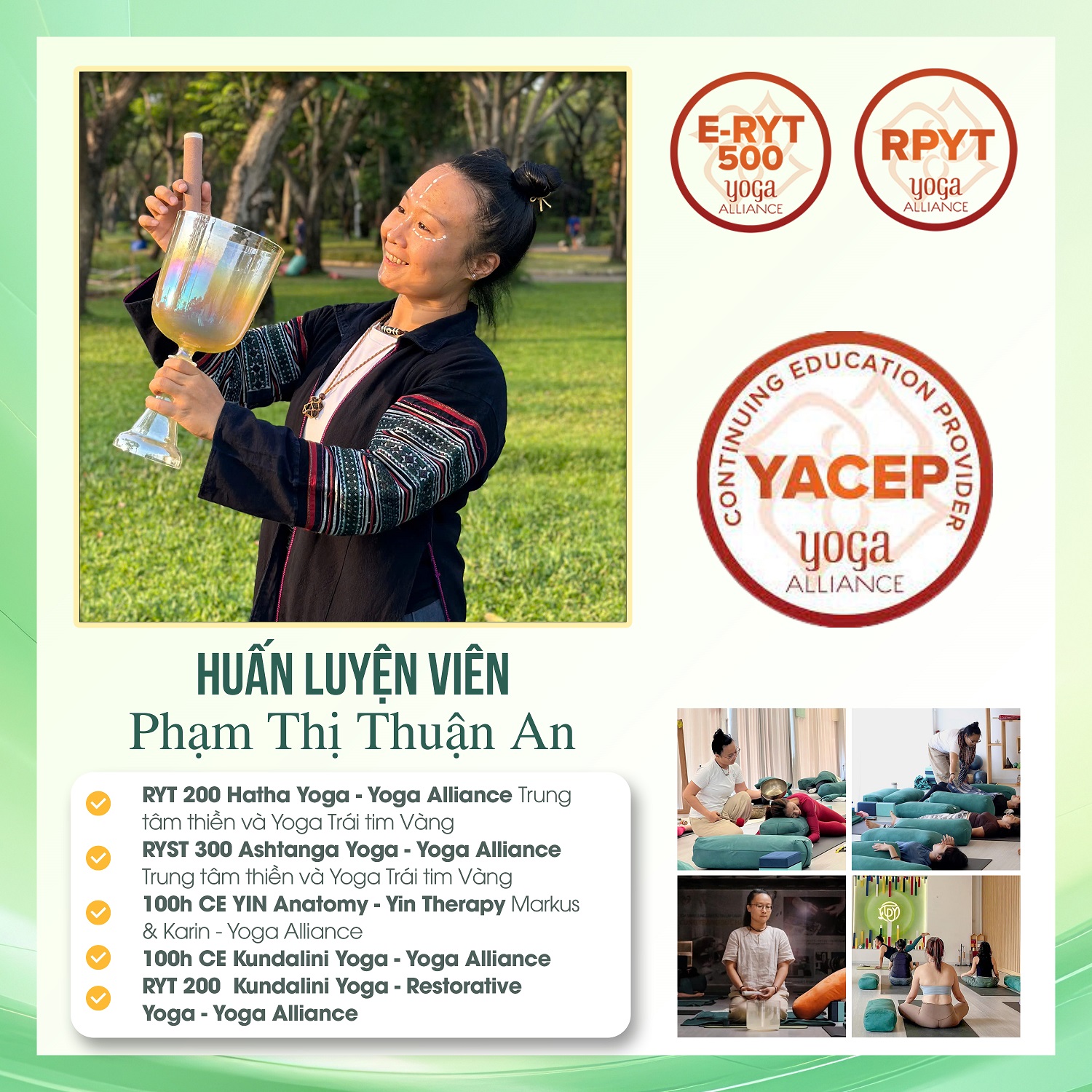 Học viện yoga quốc tế TPY 10 Phạm T T An