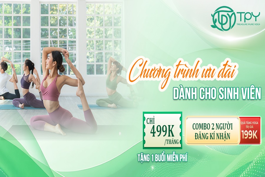 Lớp Yoga cho sinh viên 1 Ưu đãi các lớp yoga cho sinh viên