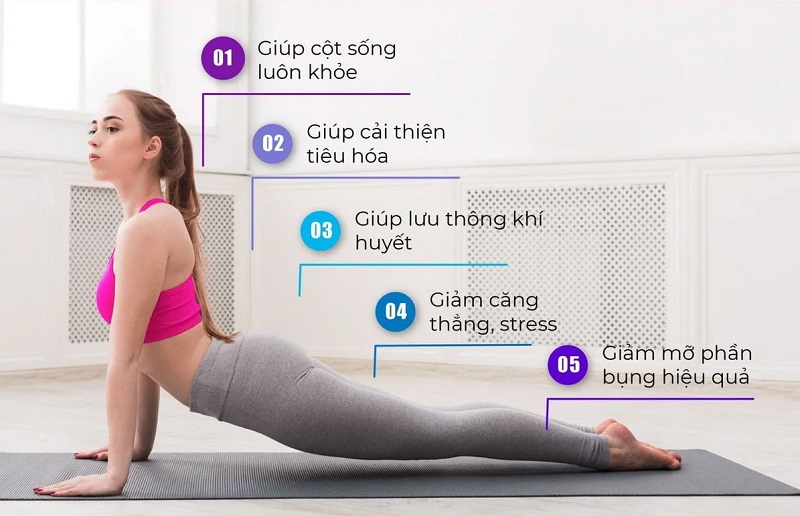 Tư thế Rắn hổ mang (Bhujangasana): Thức tỉnh cột sống – Khơi nguồn sinh lực 26 Những lợi ích của tư thế Rắn hổ mang