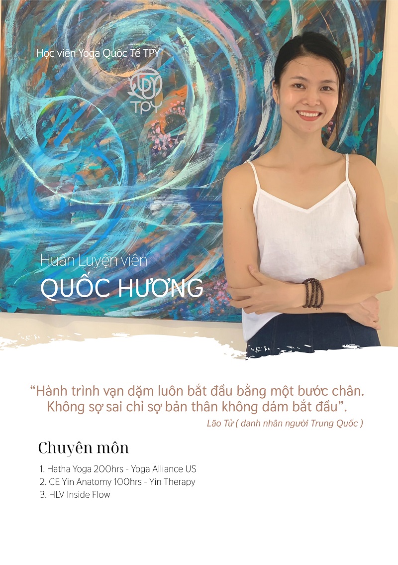 Học viện yoga quốc tế TPY 9 Huấn luyện viên Quốc Hương