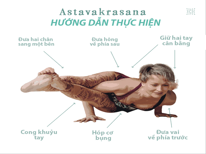 Tư thế Tám góc (Astavakrasana): Sức mạnh, sự cân bằng và trí tuệ cổ xưa 24 Hướng dẫn thực hiện Astavakrasana