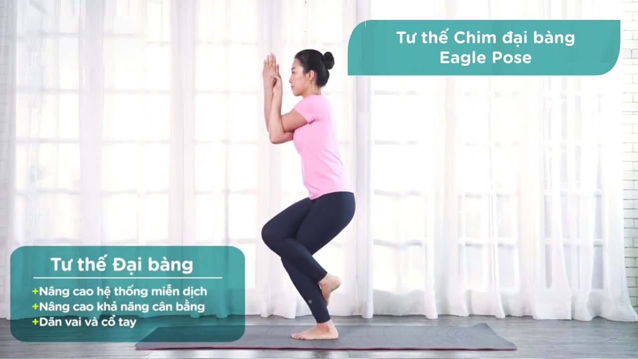 Tư thế Đại Bàng (Garudasana): Biểu tượng của sự cân bằng và tập trung 23 Những lợi ích của tư thế Đại Bàng