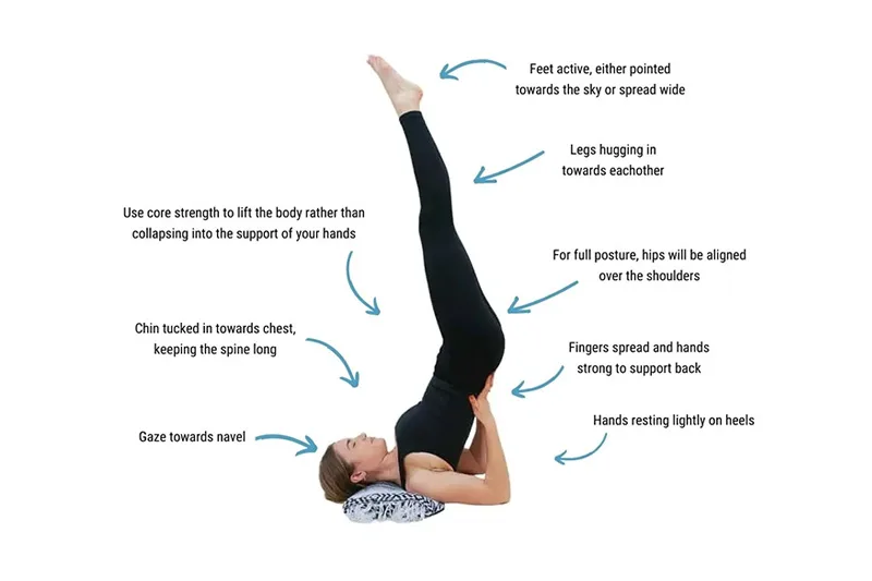 Tư thế đứng trên vai (Sarvangasana): Khơi dậy sức mạnh nội tại 23 Những lưu ý khi luyện tập tư thế Cây Nến Sarvangasana