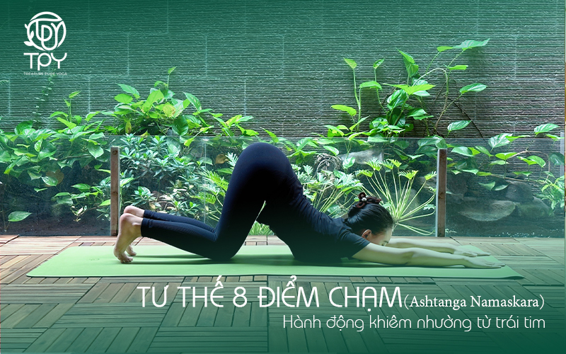 Tư thế 8 điểm chạm (Ashtanga Namaskara): Hành động khiêm nhường từ trái tim
