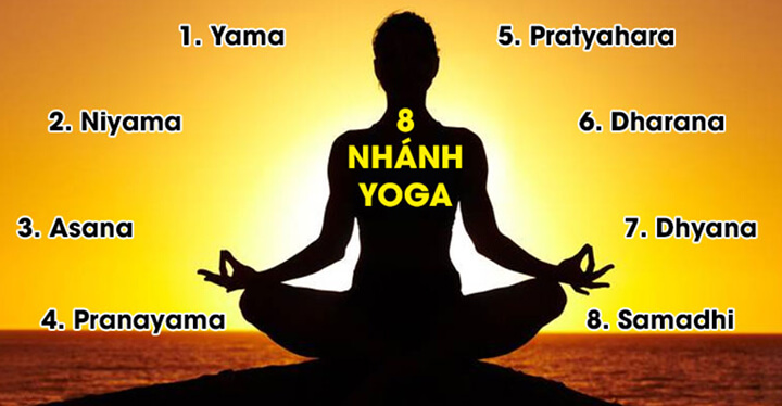Ashtanga Yoga (8 nhánh Yoga) của hiền triết Patanjali