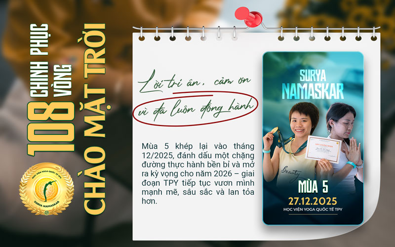 Chào Mặt Trời tại TPY – Lời tri ân, cảm ơn