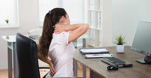 Ngồi lâu khiến cơ thể bị nén lại